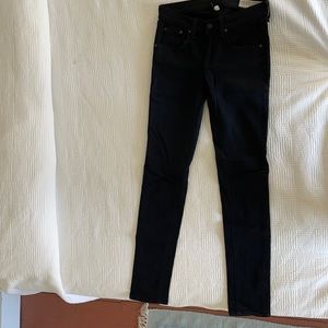 Rag and Bone Black skinny jeans